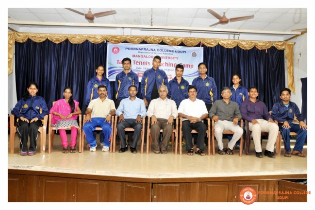 Mangalore University Table Tennis  Coaching Camp-2014