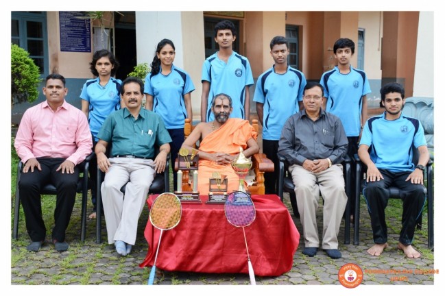Shuttle Champions in Mangalore  University Iner Collegiate Tournament - 2015