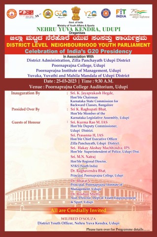 DISTRICT LEVEL YOUTH PARLIAMENT