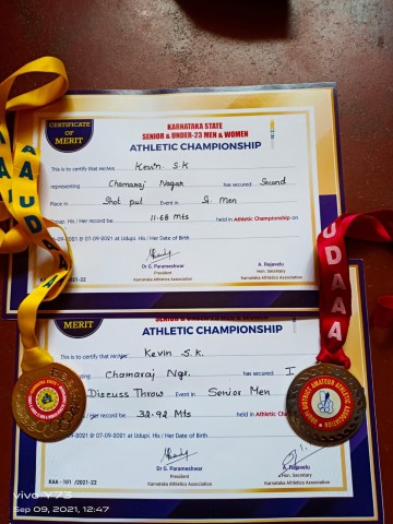 Karnataka state Senior Athletics championship