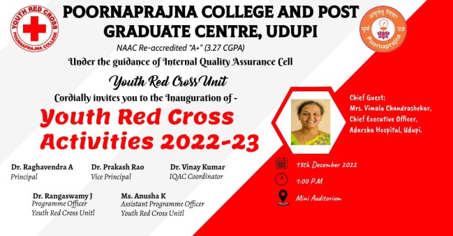 Inaugration of "Youth Red Cross unit 2022-23"