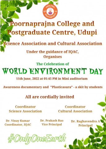 Celebration of World Environmental Day