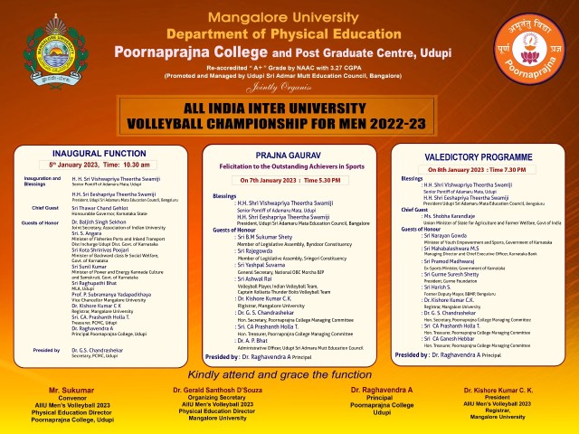 ALL INDIA INTER UNIVERSITY VOLLEYBALL CHAMPIONSHIP FOR MEN 2022-23
