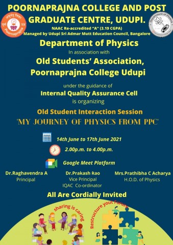 Interaction program  My Journey of Physics from PPC