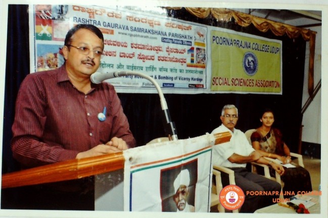 Special talk by Prof T N Ramakrishna on Achievements of Tatyatopy on 07-07-2014