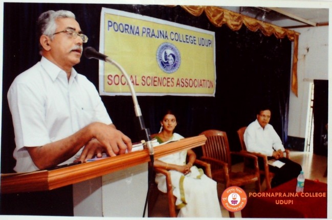 Special talk by Prof K Sadashiva Rao on the Occasion of Gandhi Jayanthi