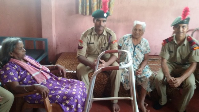 Visit to Old Age Home