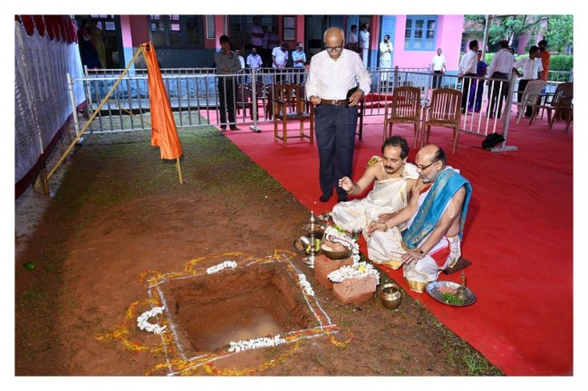 Foundation Stone Laying Ceremony of the New Science Block 