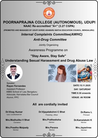 Stay aware stay safe   