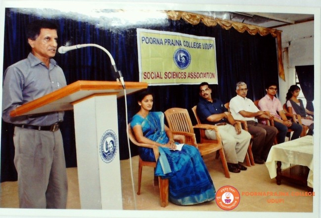 Guest lecture on Personality Development by Sri k k Gurumurthi on 05-08-2013