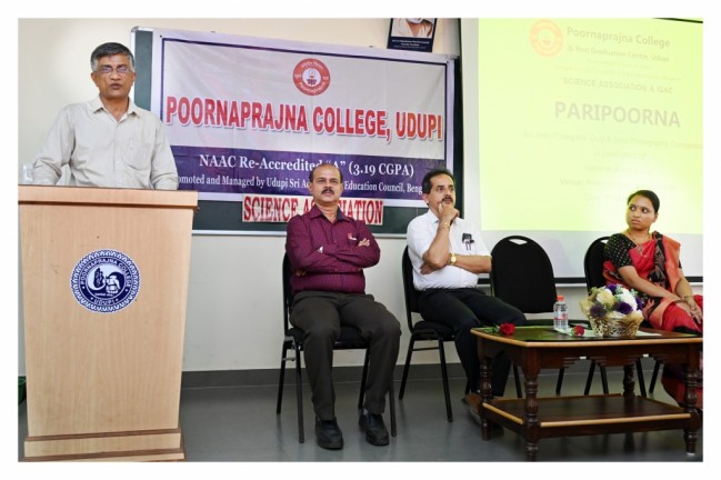 PARIPOORNA organized by Science association