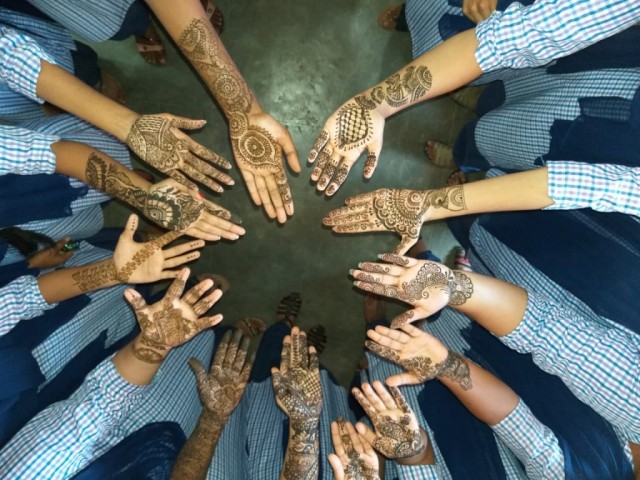 Mehendi competition 