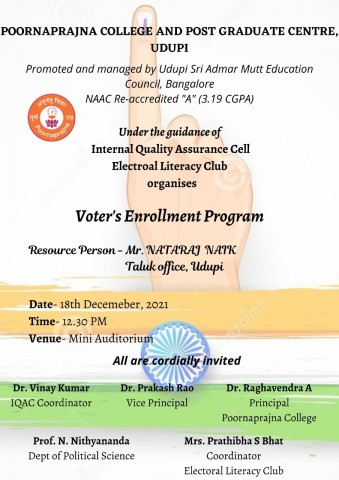 Voters Enrollment Program