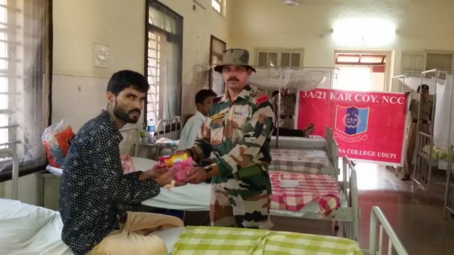 Fruit Distribution at Govt Hospital