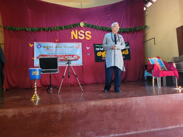 nauguration of NSS Annual special camp at SVS Higher Primary School Innanje on 25th December 2022