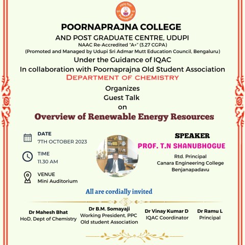 OVERVIEW OF RENEWABLE ENERGY RESOURCES